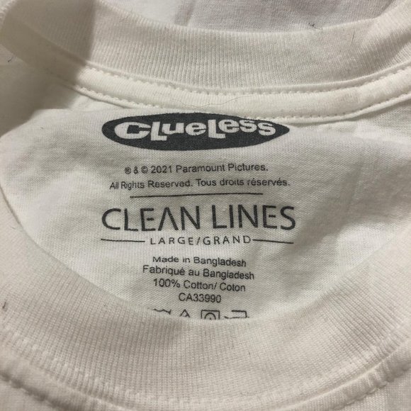 Clueless white graphic top - Picture 3 of 3